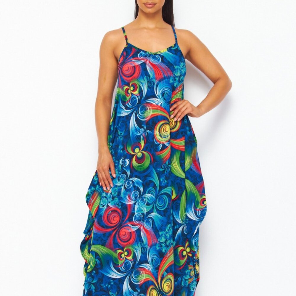 Butterfly Vibes Maxi Dress